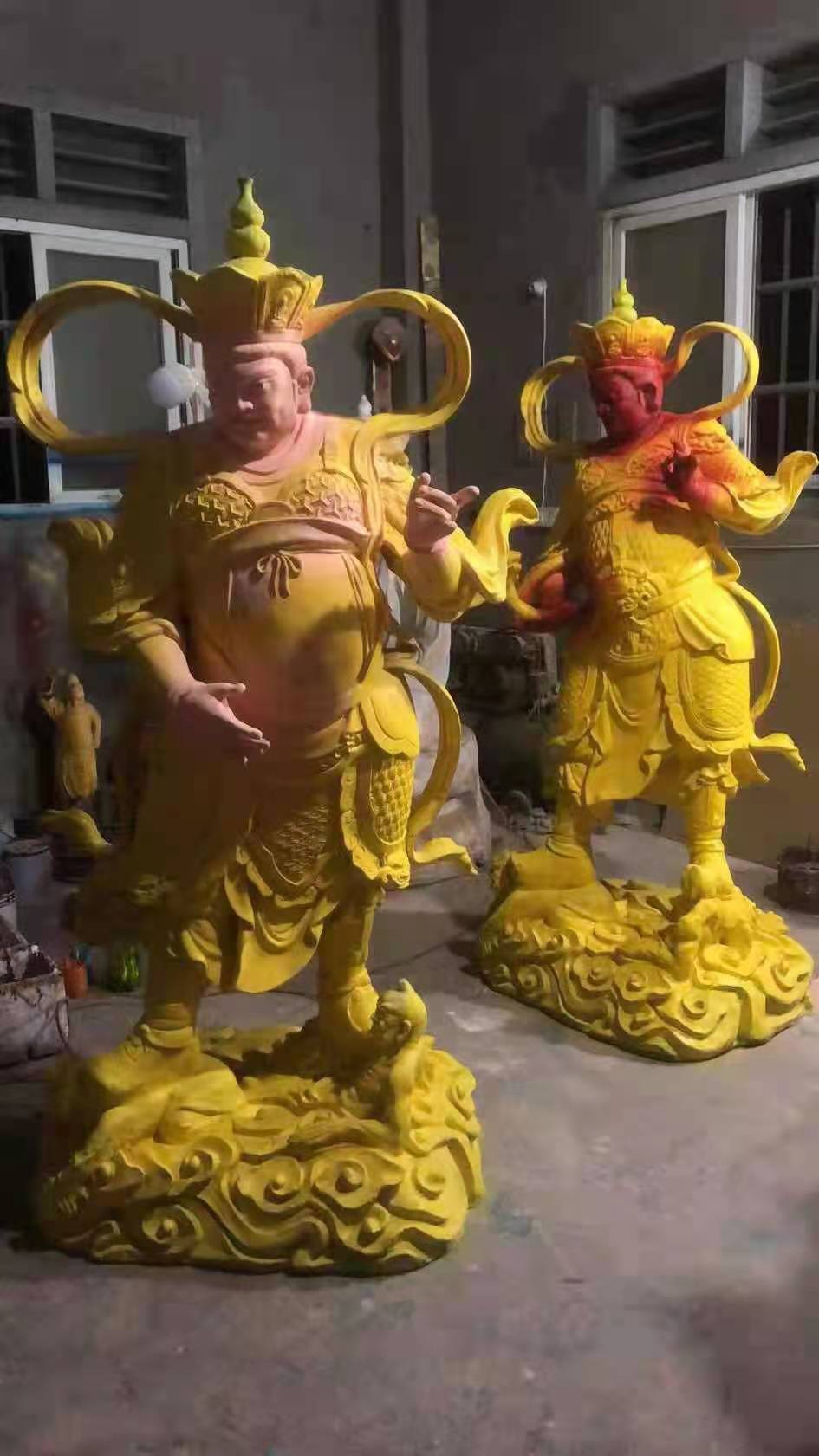 金彩汇快3四大天王贴金缘起