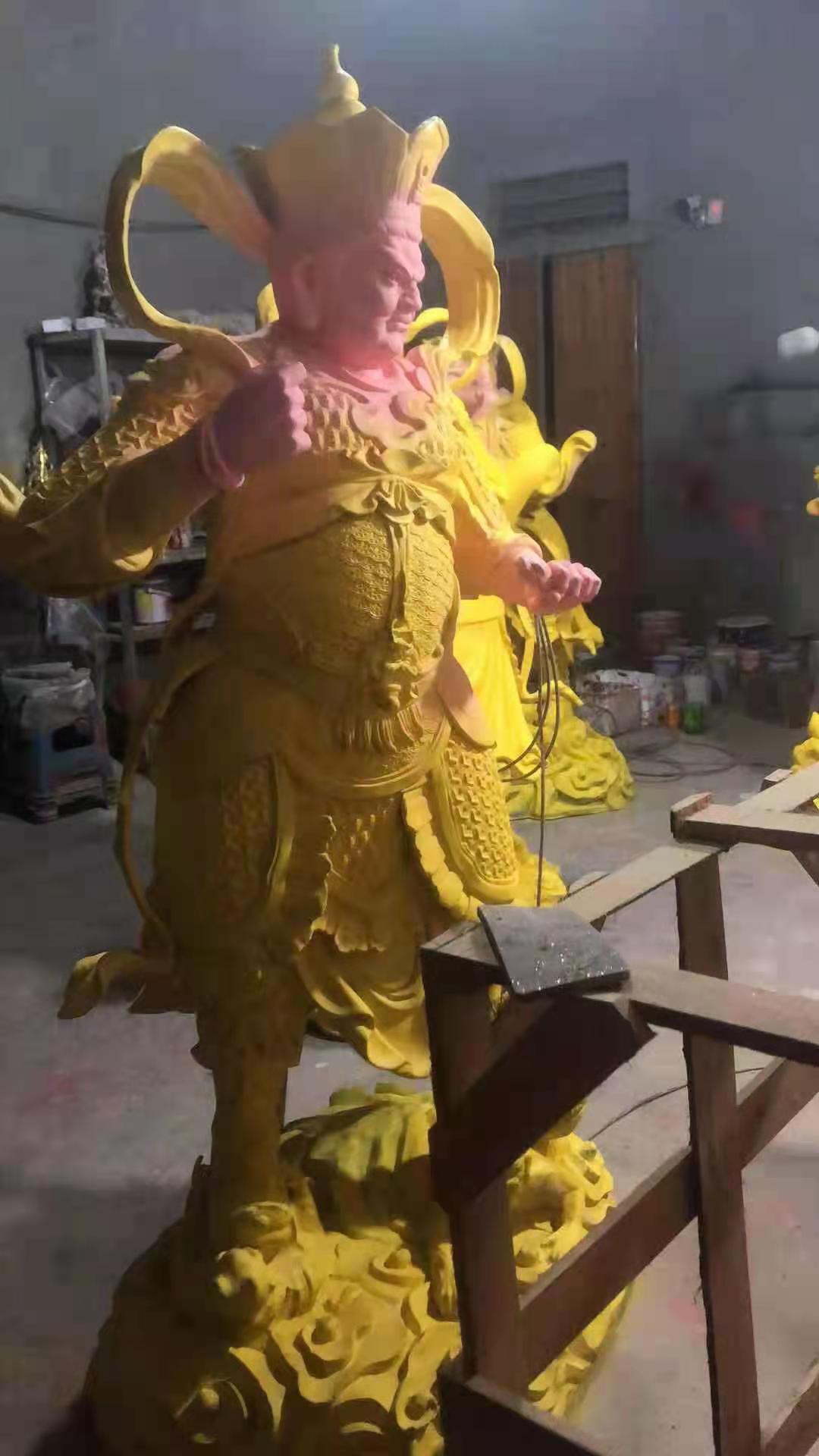 金彩汇快3四大天王贴金缘起
